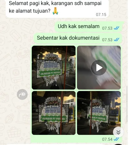 Pengiriman Papan Bunga Selamat Kelapa Gading Barat