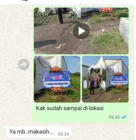 Pengiriman Karangan Bunga Kelapa Gading Barat