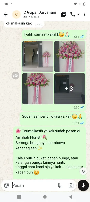 Pengiriman Karangan Bunga Kelapa Gading Barat